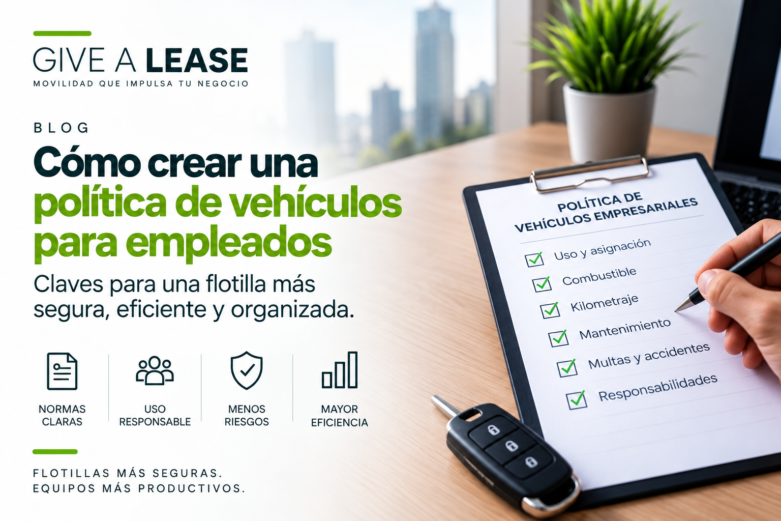 Cómo crear una política de vehículos para empleados